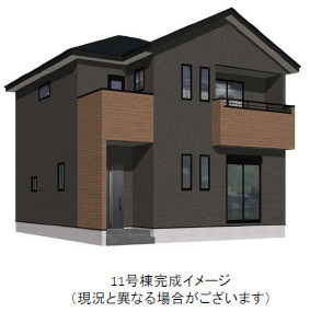 仲介手数料不要　よかタウンBloom大津町大字森1期【大津小・大津中】の外観パース|外観パースです