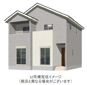 仲介手数料不要　よかタウンBloom大津町大字森1期【大津小・大津中】の外観パース|外観パースです