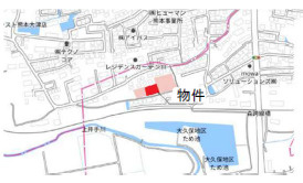仲介手数料不要　よかタウンBloom大津町大字森1期【大津小・大津中】の地図|カーナビ➡菊池郡大津町引水884-10の南側分譲地