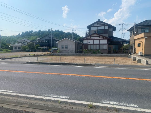 【国道１２６号線沿い】山武市成東１区画／建築条件付き売地の外観