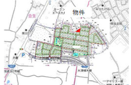 仲介手数料不要　よかタウンBloom合志市合生4期【合志小・合志中】の地図|カーナビ➡合志市合生4212-12付近