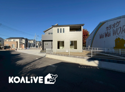 【外観】 | 前橋市大胡町　新築住宅 | 現地ご案内ツアー開催中！早朝やお仕事帰りのご見学にもすぐ対応致します！見学ご予約はコアライブまでお気軽にお問い合わせ下さい！