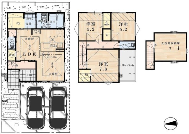 【間取り】 | S41245-1号地修学院