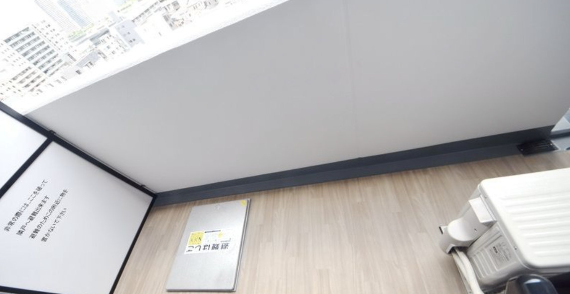 アーバンコア月島のバルコニー