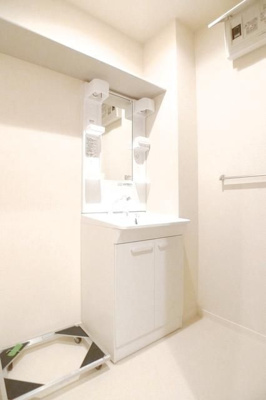 【洗面所】 | アルフラット西青木 | スペースが確保できる洗面所です