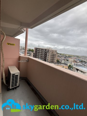 鶴巻温泉サマリヤマンションのバルコニー