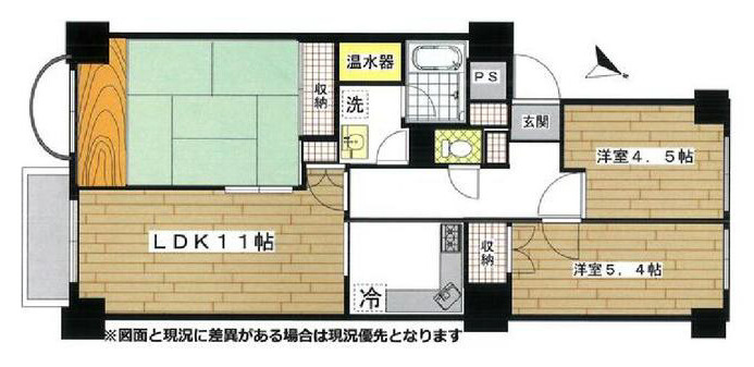 鶴巻温泉サマリヤマンションの間取り