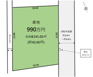 久喜市鷲宮四丁目売地の画像