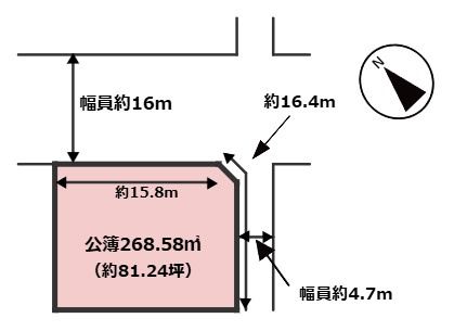【土地図】 | 福津市若木台5丁目土地
