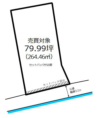 繁本町　売土地の土地図