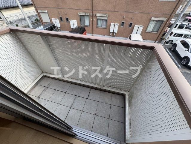 クレシェンテAのバルコニー|高崎、前橋のお部屋探しはエンドスケープまで！お客様の理想お聞かせ下さい♪
