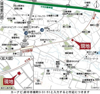 【地図】 | 府中市南町3-31-51