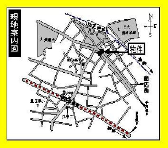 ライフェリア江古田の地図|★現地案内図★