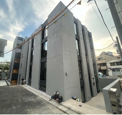 アピチェ大森の外観|2025年8月築　RC鉄筋コンクリート造地上4階地下1階建て総戸数18戸インターネット無料
東京都大田区大森西5丁目　京浜急行本線大森町駅最寄り徒歩7分、梅屋敷駅徒歩10分