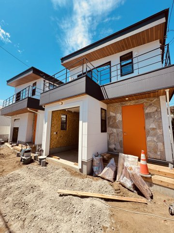 Garage Life & Mid Century｜辻堂の遊び心ある家の外観