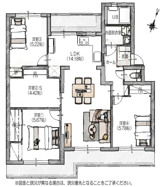 【間取り】 | 奈多団地15☆仲介手数料無料☆