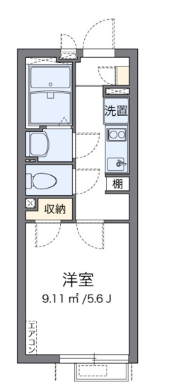 【間取り】 | クレイノ西調布