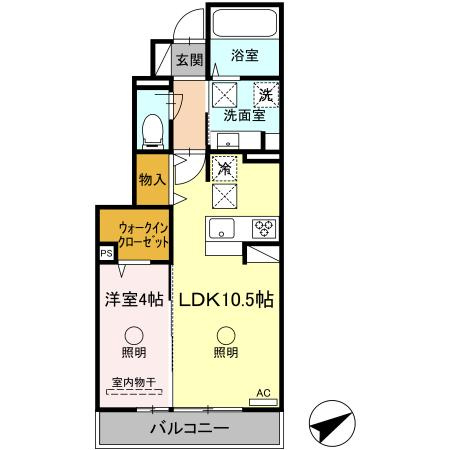 ソロモン泗水の間取り