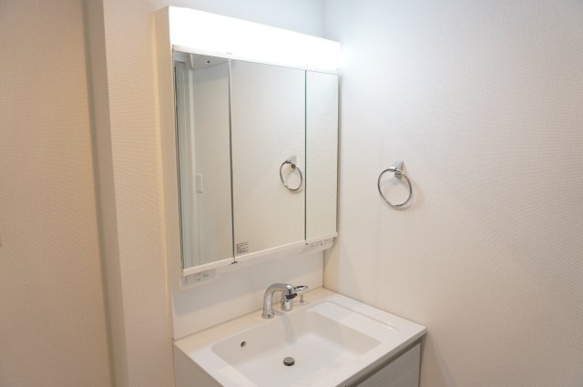 越谷市大字大竹 新築分譲住宅の独立洗面台