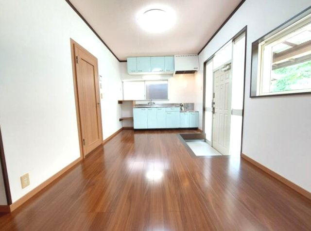 大網白里市桂山　平家中古戸建のキッチン|内外装リフォーム済み令和6年5月 ２DK平家+未登記平家 駐車2台可 白里海岸まで車約14分