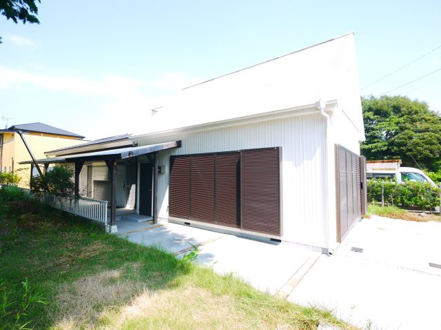 大網白里市桂山　平家中古戸建の外観|内外装リフォーム済み令和6年5月 ２DK平家+未登記平家 駐車2台可 白里海岸まで車約14分