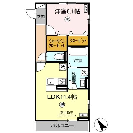 D-ROOM柊の間取り