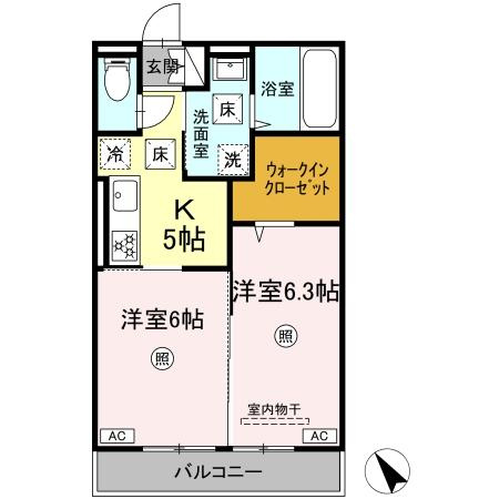 D-ROOM柊の間取り