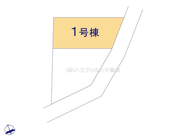 『八王子市新築戸建て』八王子市川口町888-1【仲介手数料無料】　８８期の区画図|～仲介手数料無料☆八王子ひなた不動産～　八王子市川口町　新築戸建て