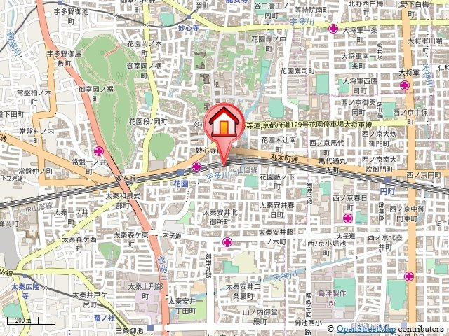 メゾンプリマベーラの地図