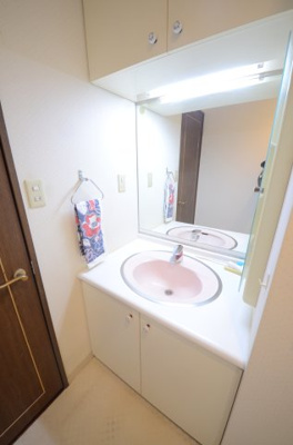 【独立洗面台】 | サンステージ衣笠Ａ棟2階 | 洗面からお化粧まで！忙しい朝にぴったりの洗面化粧台。