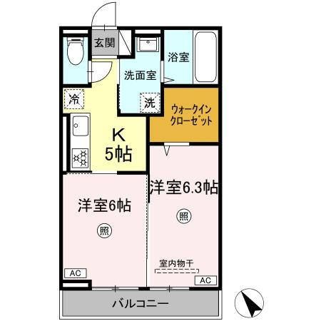 D-ROOM柊の間取り