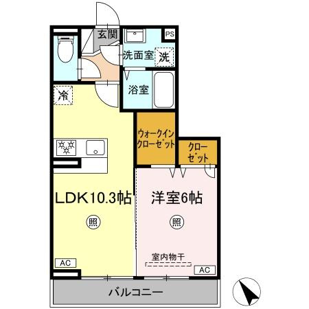 D-ROOM柊の間取り