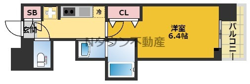 【間取り】 | エステムコート名古屋平安通クチュール | 間取りです