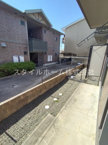 サンハイム一色　Aのバルコニー