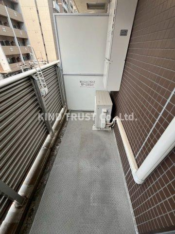 プロシード西天満のバルコニー|陽当たり良好なバルコニーです