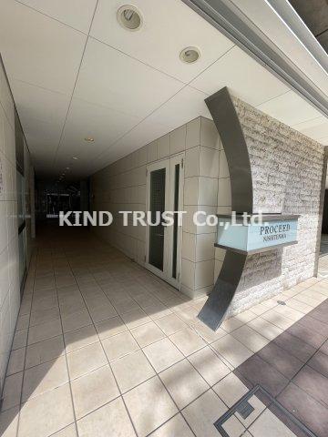 プロシード西天満のエントランス|ゆとりのあるエントランスです