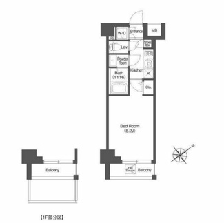 【間取り】 | ＡＩＦＬＡＴ中目黒