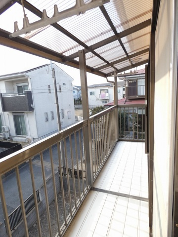コーポ倉島のバルコニー