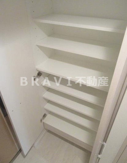 S-RESIDENCE緑橋駅前（エスレジデンス緑橋駅前）　BRAVI不動産の収納|【S-RESIDENCE緑橋駅前】小物を収納するのに便利です