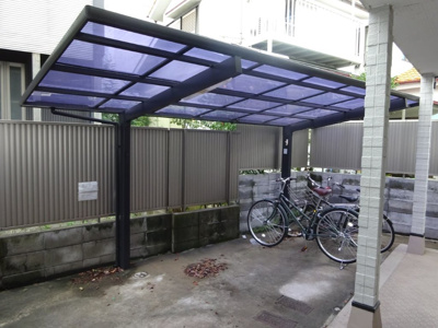 【駐車場】 | ベスティーアパートメントときわ台 | 敷地内に自転車置き場があります