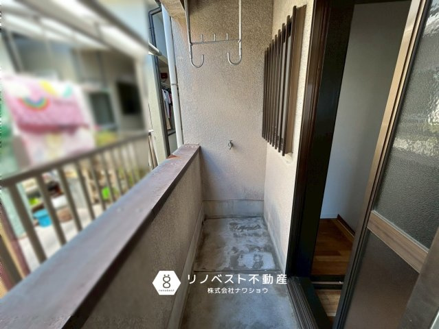 東大阪市大蓮北2丁目のバルコニー