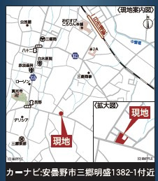 安曇野市三郷明盛　第1　新築戸建の地図|JR大糸線「一日市場」駅まで徒歩約9分の立地です。