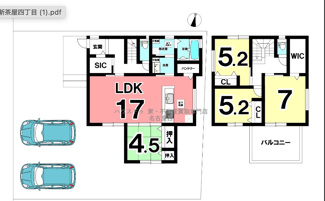  | 【名古屋市港区新茶屋4丁目2512新築戸建】✨️仲介手数料無料✨️西福田小学校・南陽中学校