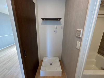 【その他】 | 笹谷字中谷地新築アパート　Ｂ棟 | 洗濯機置場（イメージ）