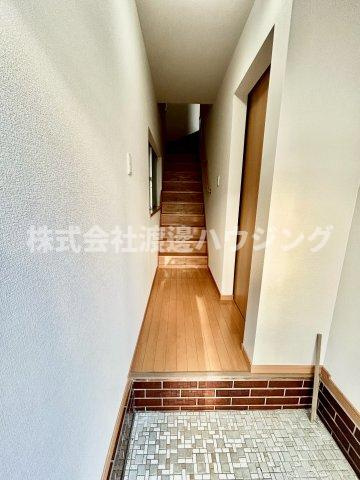 高柳7丁目テラスハウスの玄関