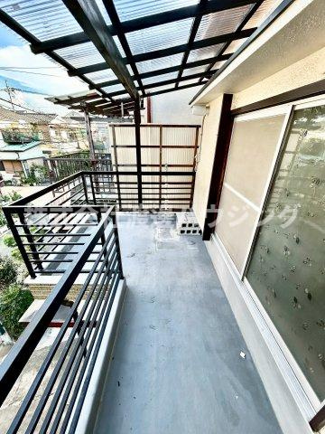 高柳7丁目テラスハウスのバルコニー