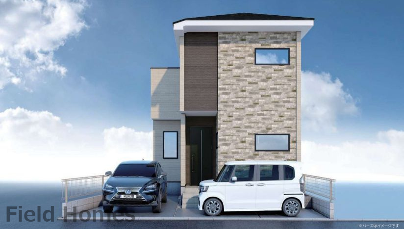 茅ヶ崎市東海岸北5丁目新築戸建て　5期1号棟の外観|外観イメージ「茅ヶ崎市東海岸北５丁目新築戸建て」