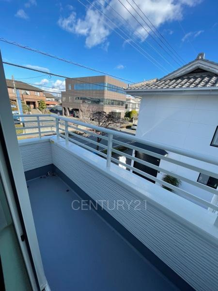 前橋市朝日町3丁目A号棟のバルコニー|独立バルコニーが２ヶ所あります。