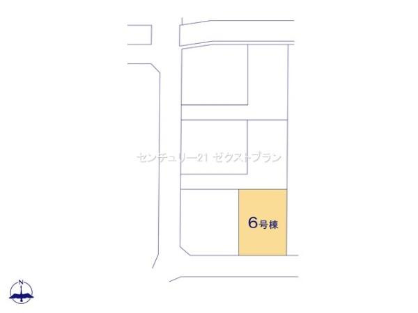高崎石原町第24 6号棟の区画図|区画図