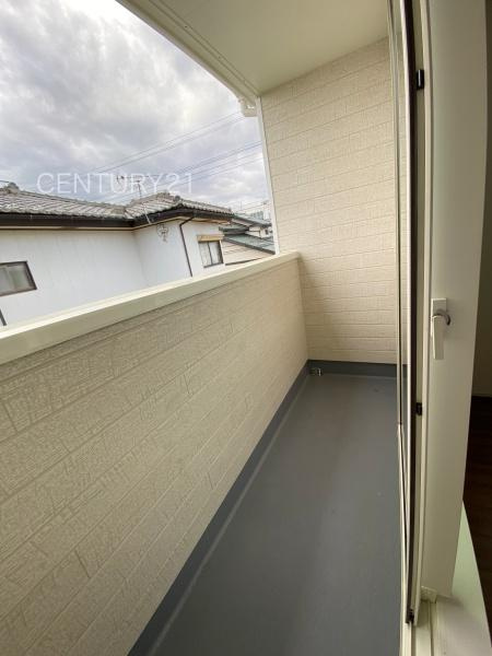 前橋市石倉町3丁目9番 A号棟のバルコニー|独立バルコニーが２ヶ所あります。